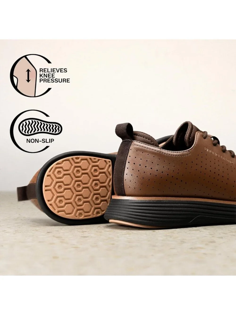 Bruno Marc Men's Brown Polyurethane Classic Casual Vibrant Fashion Sneaker